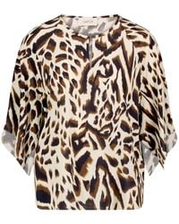 Cartoon - Casual-Bluse Mit Muster - Lyst