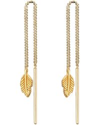 Elli Jewelry - Ohrringe Hänger, Feder, Boho - Lyst