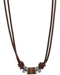 Fossil - Kette mit Anhänger »JF00899797« - Lyst
