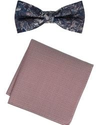 Willen - Fliege Set Floral/ Uni - Lyst