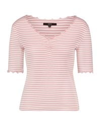 Zero - Halbarm-Shirt Mit Raffung - Lyst