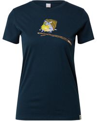 Iriedaily T-shirt 'it birdy' - Blau