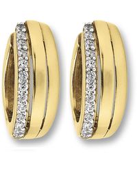 ONE ELEMENT - Creolen Mit Zirkonia - Lyst
