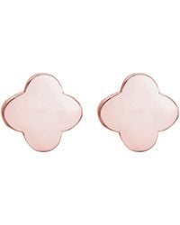 Elli Jewelry - Ohrringe Ohrstecker Geo, Kleeblatt - Lyst