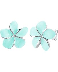 Elli Jewelry - Ohrringe Frangipani Blüte - Lyst