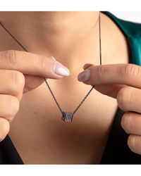 Calvin Klein Kette Swarovski Kristalle - Grau