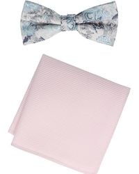 Willen - Fliege Set Floral/ Uni - Lyst