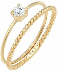 Elli Jewelry - Ring Set - Lyst