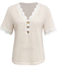 MEETWEE - Bluse Summer Casual Top - Lyst