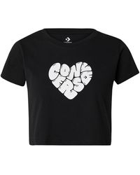Converse - T-shirt 'heart' - Lyst