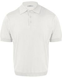 Lufian - Pullover, Kurze Knopfleiste Am Kragen - Lyst