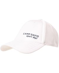 Camp David - Base Cap Aus Interlock-Jersey Mit Logo Print - Lyst