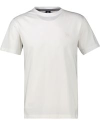 Lerros - Basic T-Shirt Mit Logo-Print - Lyst