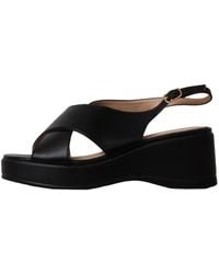 Super Mode - Sandale Sandalen Mit Keilabsatz Und Riemchen Von R And Be - Lyst