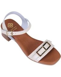 Desa - Zehentrenner Sandalen Mit Blockabsatz - Lyst