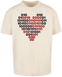 F4NT4STIC - T-Shirt I Love You 01001001 Binary Code Herz Valentinstag - Lyst
