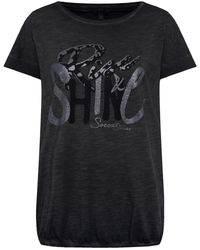 SOCCX - Ärmelloses Oversized-Shirt Mit Gummizugsaum - Lyst