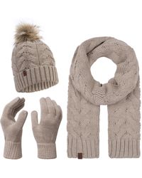 Rock Creek - Set: Schal, Mütze Und Handschuhe - Lyst
