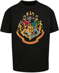 F4NT4STIC - Shirtt 'harry potter hogwarts crest gold' - Lyst