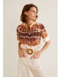 Mango Bluse 'Tayito' - Braun
