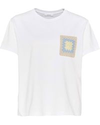 Opus Opus t-shirt 'saeke' - Weiß