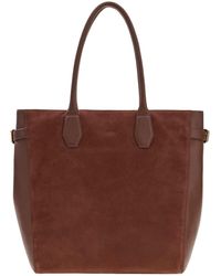 Guess - Shopper Cabas Shopping Anitha Large Tote Chocolate - Lyst