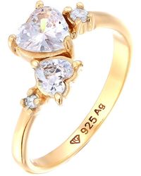 Elli Jewelry - Ring Herz - Lyst