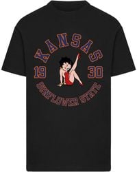 F4NT4STIC - T-Shirt Betty Boop Kansas Sunflower State - Lyst