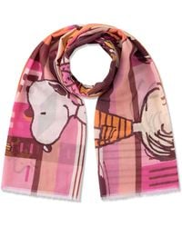 Codello - Schal Mit Verspieltem Peanuts-Print - Lyst