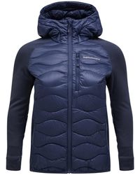 Peak Performance - Funktionsjacke W Helium Down Hybrid Hood - Lyst