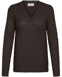Oxmo - V-Ausschnitt-Pullover Oxfsinvi Pu 1 - Lyst
