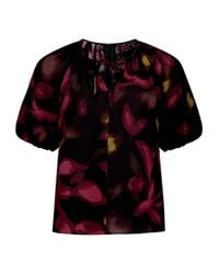 Zero - Casual-Bluse Mit Blumenprint - Lyst