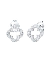 Elli Jewelry - Ohrringe Kleeblatt - Lyst