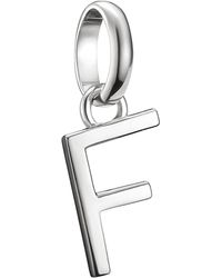 Thomas Sabo - Anhänger Buchstabe F Connect - Lyst