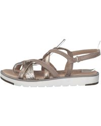 Tamaris Plateausandale 'Yilli' - Mettallic