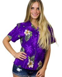 King Kameha - Bluse Small Flower - Lyst