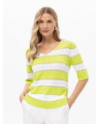 Passioni - Pullover Strickpullover Mit Lochmuster - Lyst