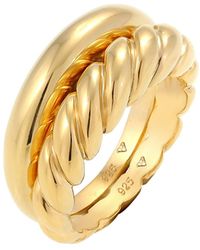 Elli Premium - Ring-Set Twisted - Lyst
