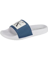 Calvin Klein CHLOE NYLON Zehentrenner - Blau