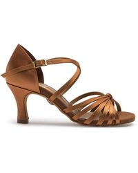 Dancing Queen - Riemensandale Grace Radiance Tanzschuhe Satin - Lyst