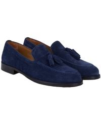 Desa - Mokassin Herren-Loafer Aus Wildleder Mit Quasten - Lyst