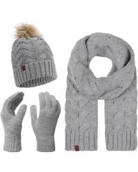 Rock Creek - Set: Schal, Mütze Und Handschuhe - Lyst