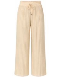 Worldclassca - Bügelfaltenhose Damen Plissee Sommer Hose - Lyst