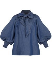 JIORO - Bluse Essentials - Lyst