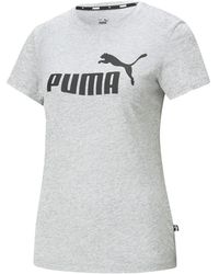 PUMA - T-Shirt ESS LOGO TEE - Lyst