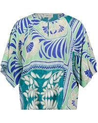 Cartoon - Casual-Bluse Mit Muster - Lyst