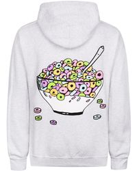 New Love Club Kapuzensweatshirt 'cereal' - Grau