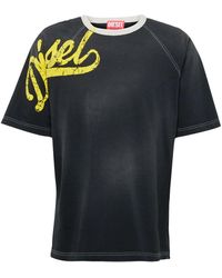 DIESEL - T-shirt 't-roxt-slits' - Lyst