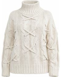 Worldclassca - Strickjacke Strick Pullover Mit Stehkragen - Lyst