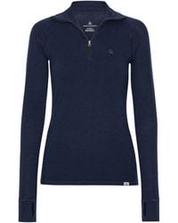 Danish Endurance - Langarmshirt Merino Halfzip - Lyst